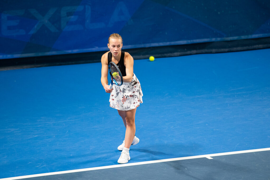 Maailma edetabelis hiljuti esimest korda 300 parema sekka tõusnud eestlanna (WTA 298.) loositi Nantes’is toimuval W50 kategooria ITF-turniiril vastamisi esimese